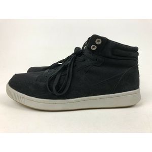 Sport Fashion Mens Winter Snow Walking Boots Suéde Canvas Lined Black  US 12.5